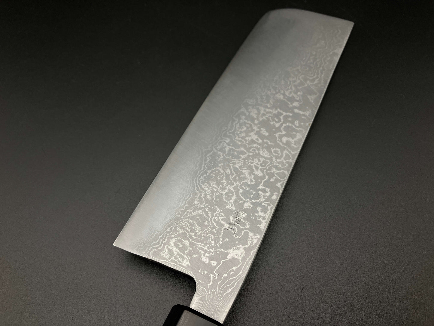 Carbon Nakiri 165㎜ Damascus Octagonal angle walnut