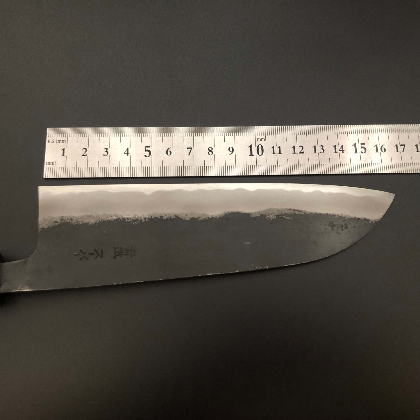 Carbon Santoku 165㎜ Octagonal angle walnut