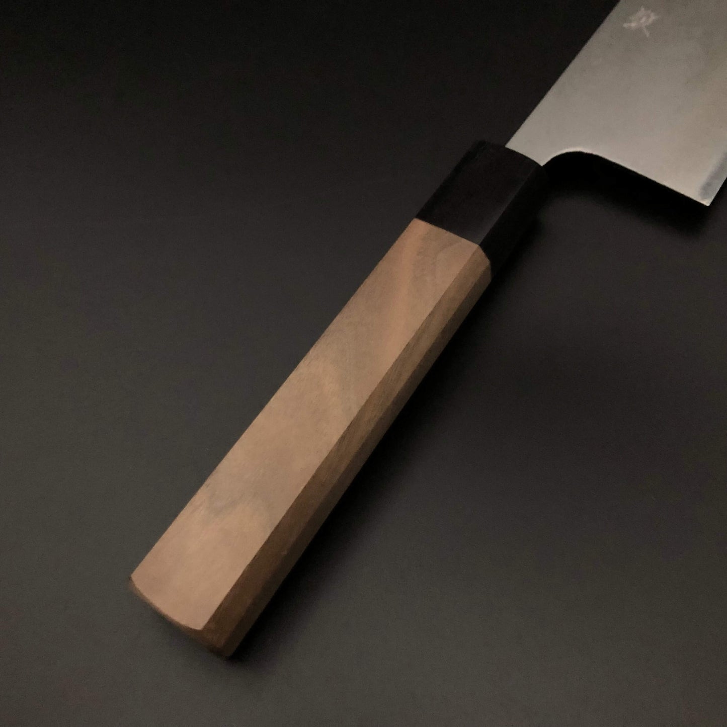 Carbon Nakiri 165㎜ Damascus Octagonal angle walnut