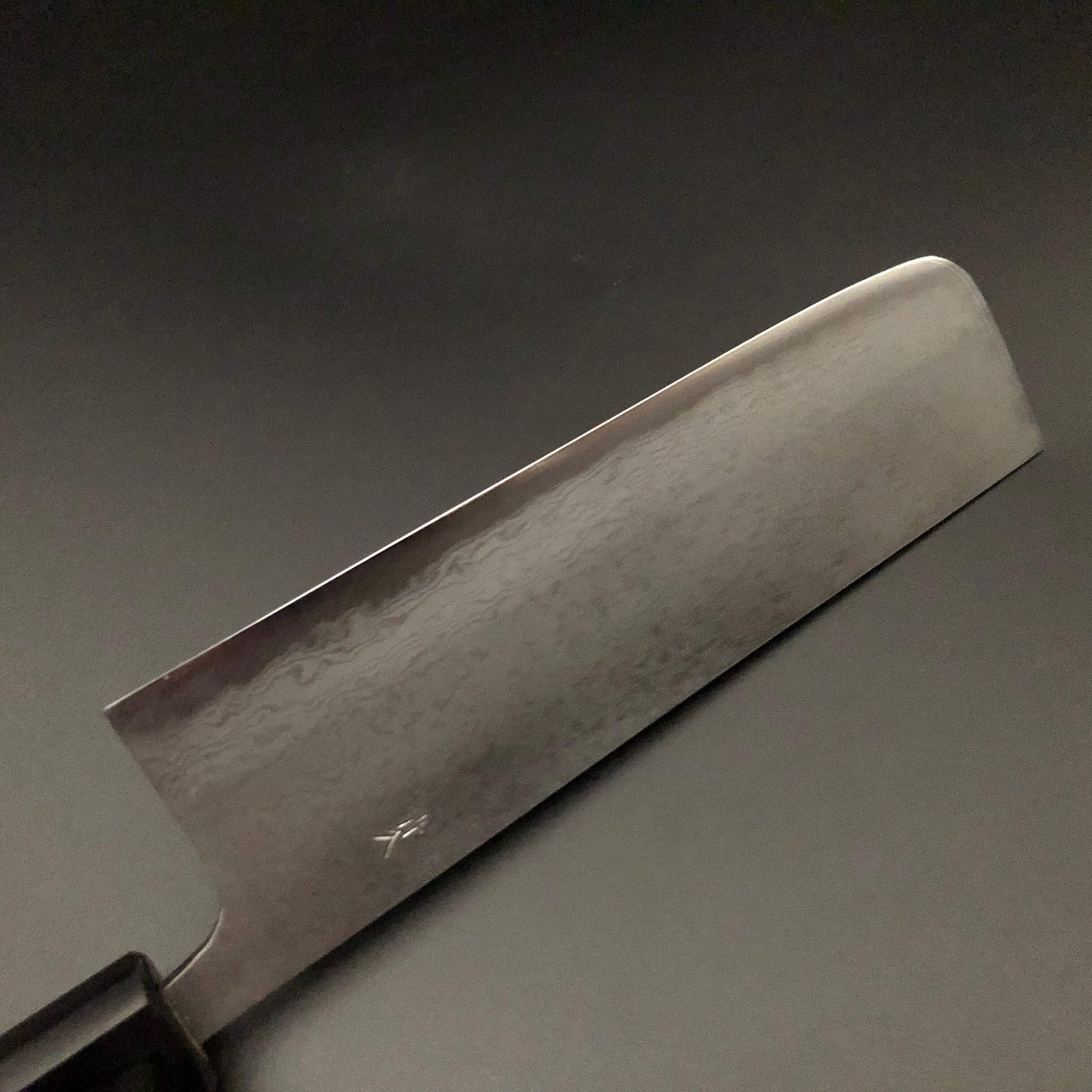 Carbon Nakiri 165㎜ Damascus Octagonal angle walnut