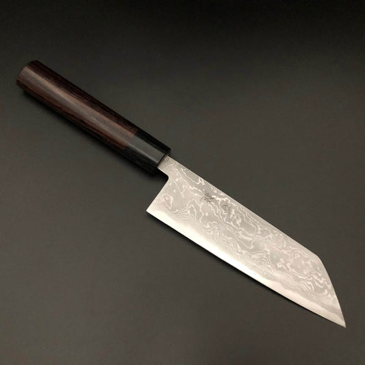 Bunka 165㎜ Carbon Damascus  Rosewood Handle