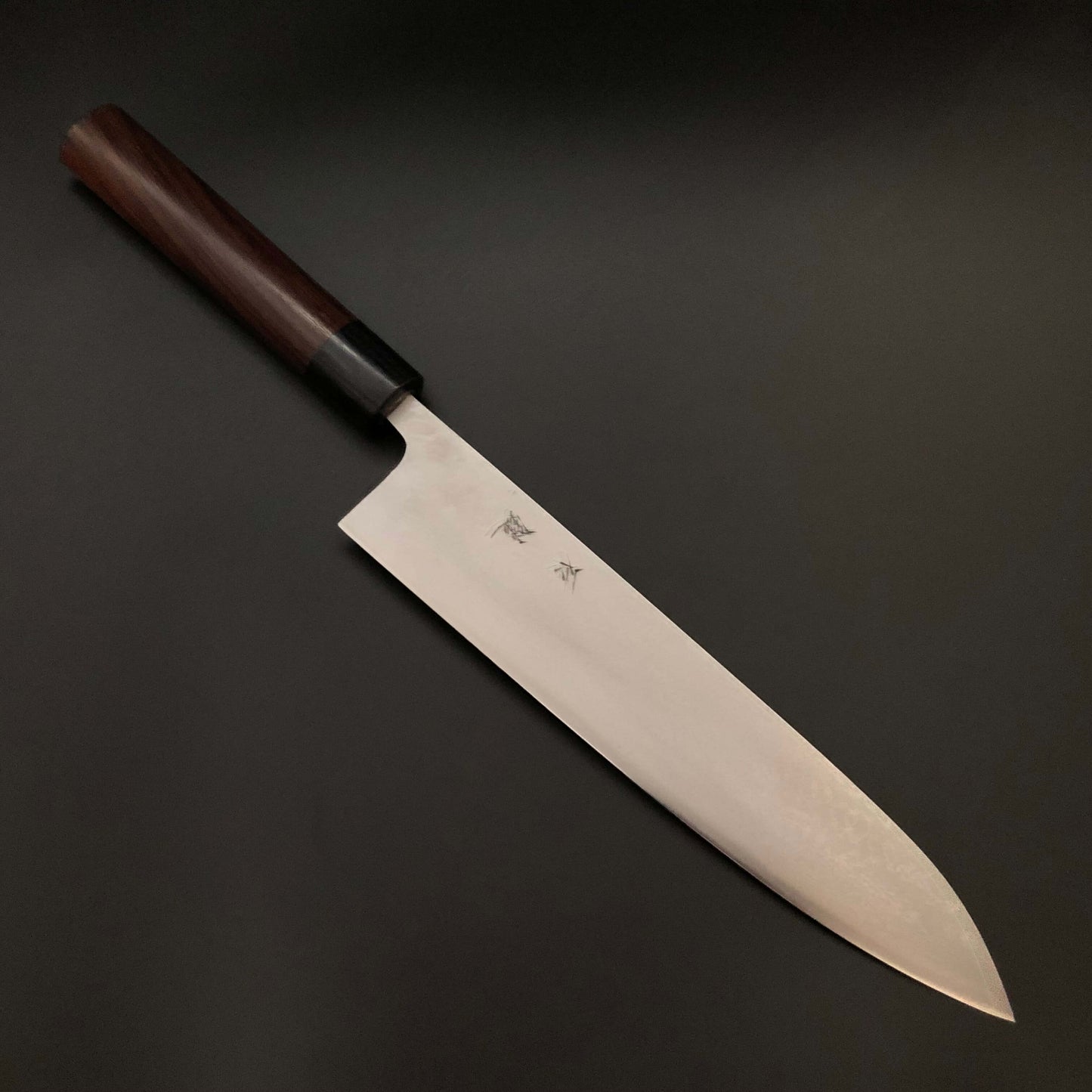 Carbon Gyuto 240㎜ Damascus Rosewood Handle