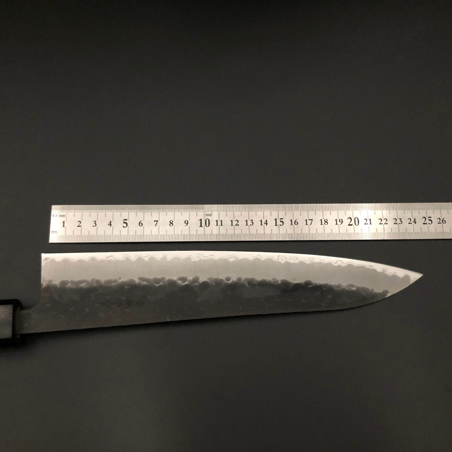 Stainless‐clad Gyuto 240㎜ Carbon Steel Octagonal angle walnut Wood