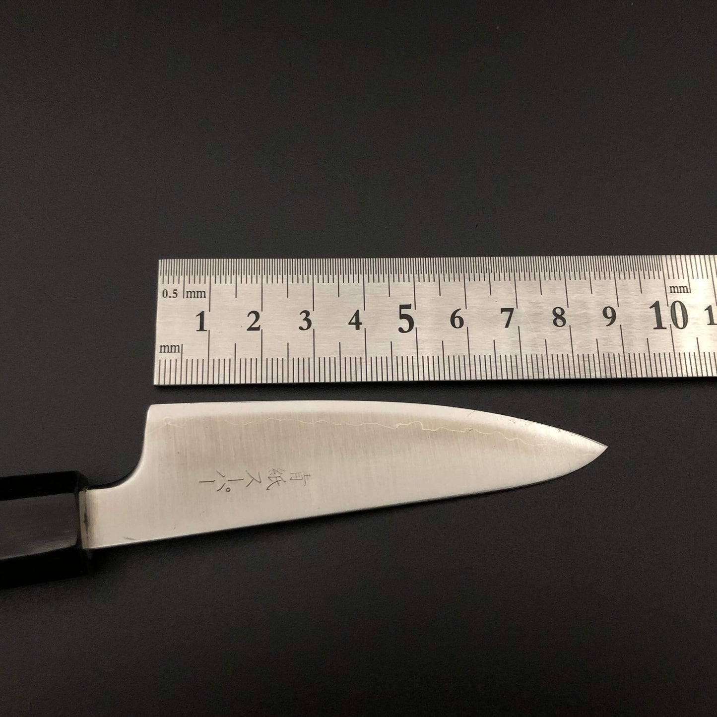 Stainless‐clad Petty 80㎜ Carbon Steel Buffalo Horn Octagonal angle Hackberry