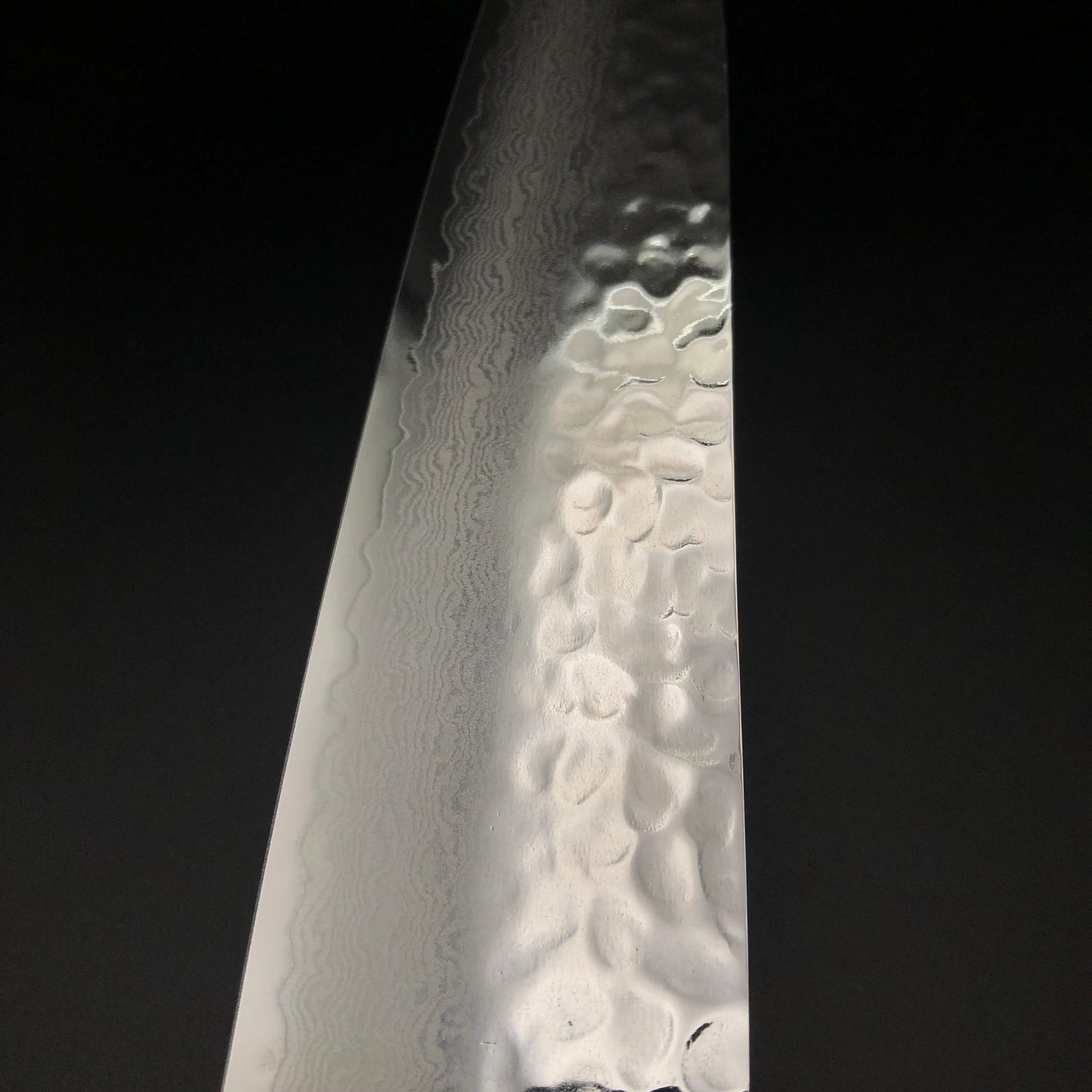 Santoku 180㎜ VG10 Damascus 33 layer Blue Western Handle
