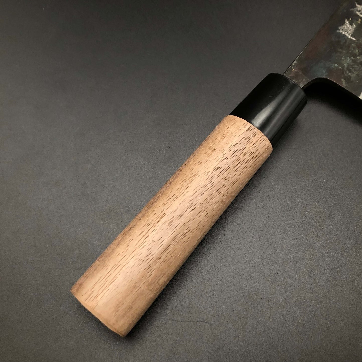 Kurouchi Nakiri 135㎜ Blue2 Carbon Walnut Wood Handle