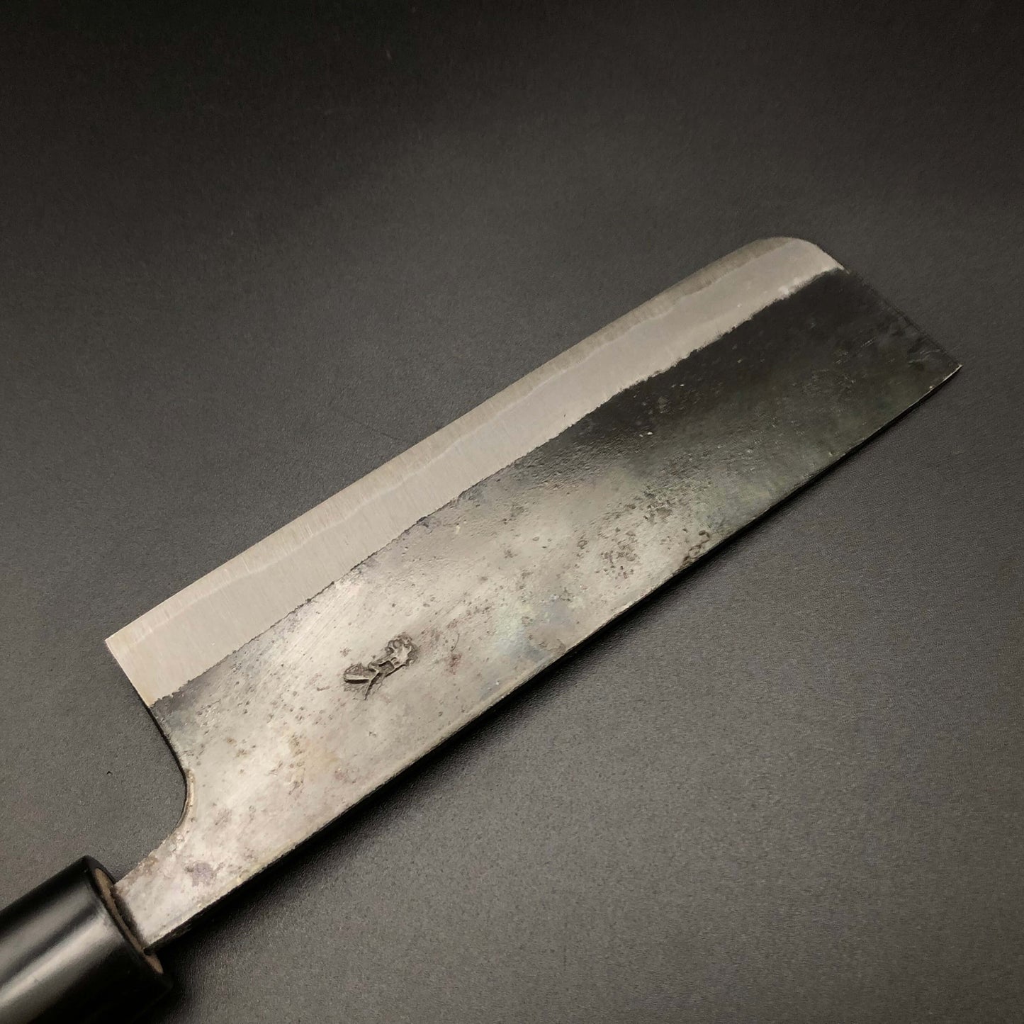Kurouchi Nakiri 135㎜ Blue2 Carbon Walnut Wood Handle
