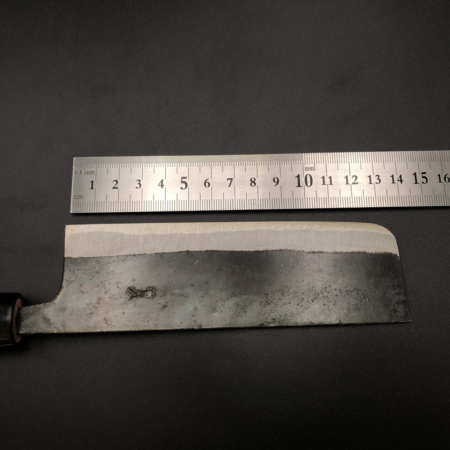 Kurouchi Nakiri 135㎜ Blue2 Carbon Walnut Wood Handle
