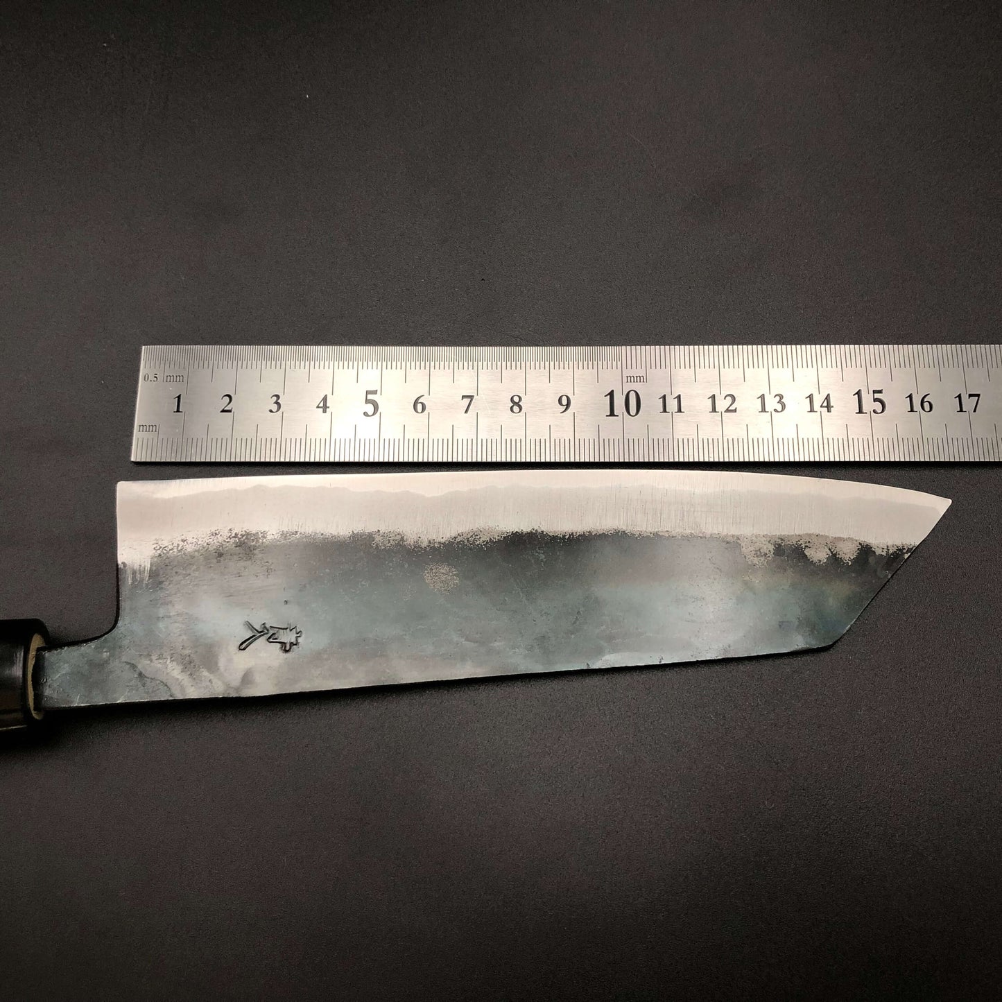 Kurouchi Bunka 165㎜ Blue2 Carbon Hackberry Wood Handle
