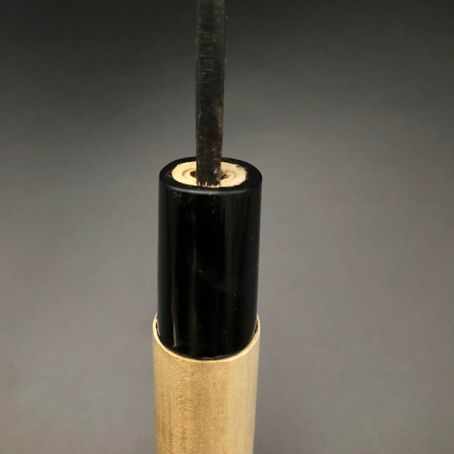 Kurouchi Bunka 165㎜ Blue2 Carbon Hackberry Wood Handle