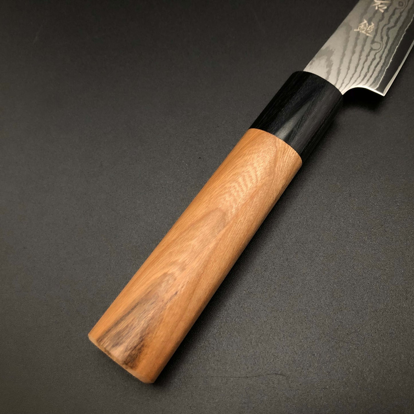 Stainless‐clad Petty 130㎜ VG10 Steel Damascus 37 layer Cherry wood