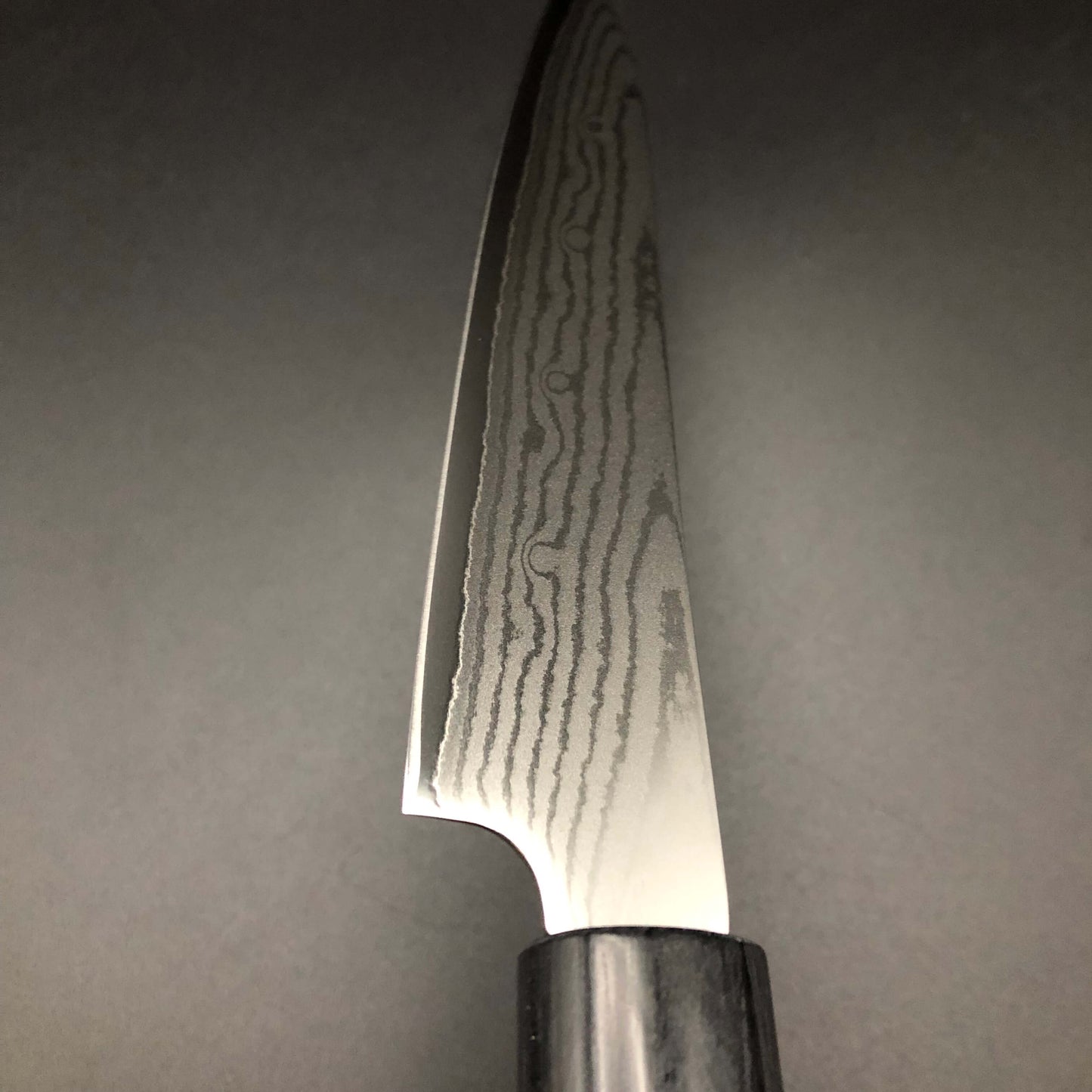 Stainless‐clad Petty 130㎜ VG10 Steel Damascus 37 layer Cherry wood