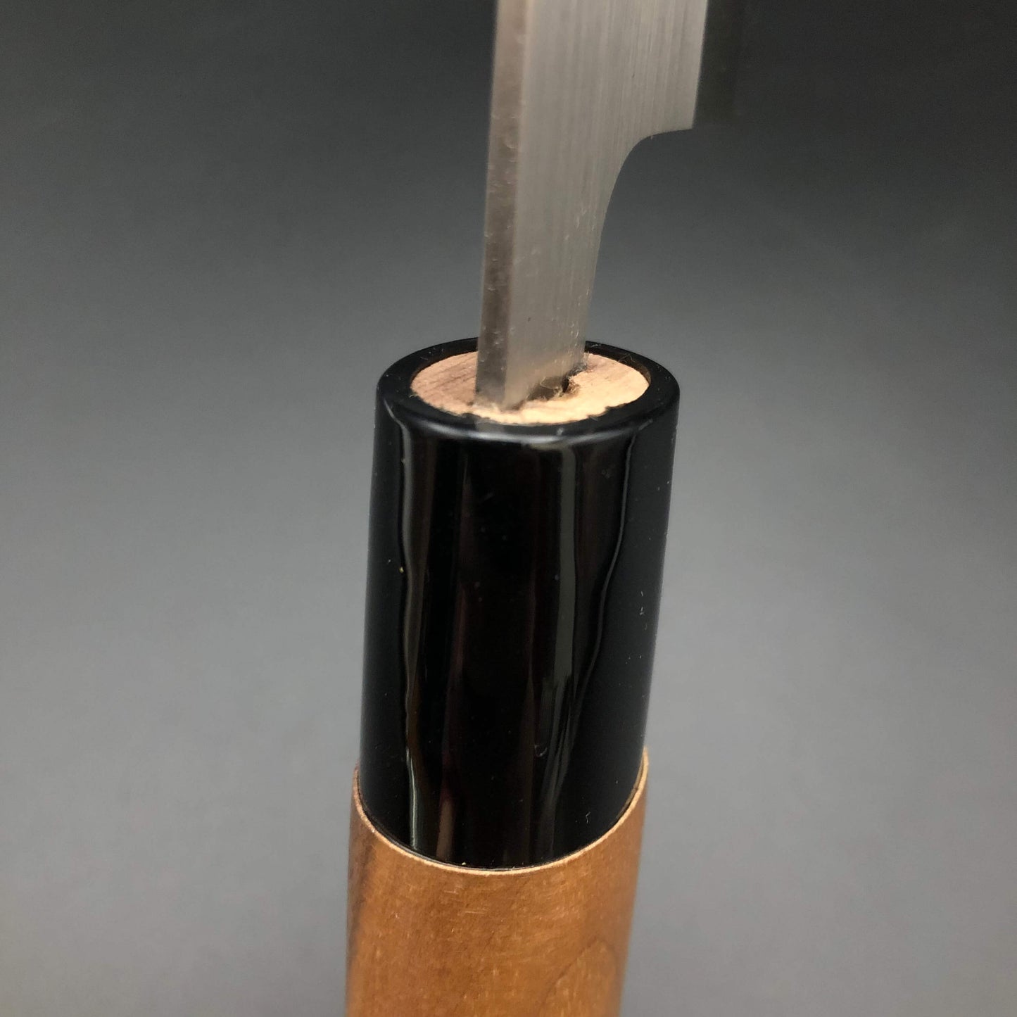 Stainless‐clad Nakiri 165㎜ AUS8 Steel Walnut Wood Handle
