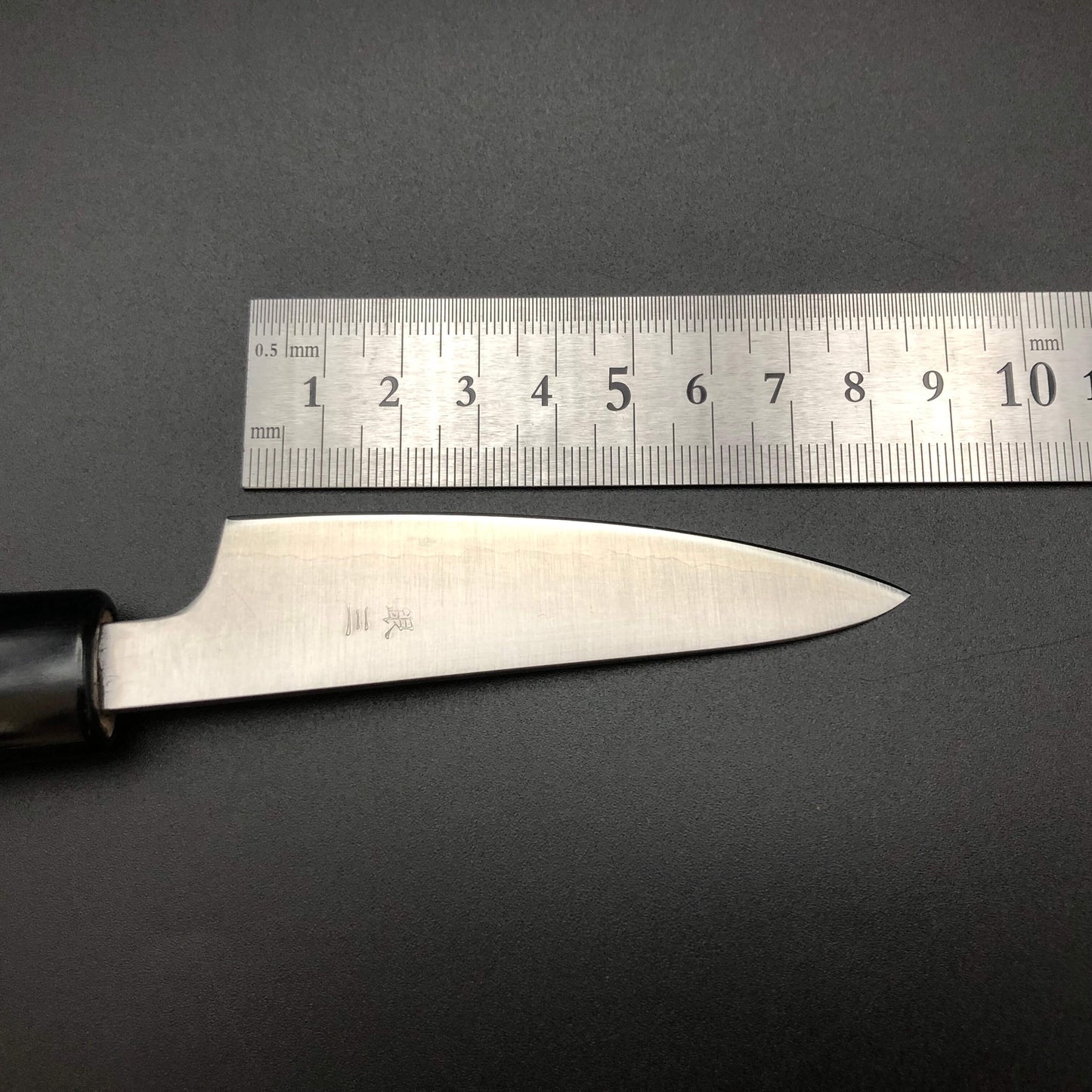 Stainless‐clad Petty 80㎜ Silver 3 Steel Walnut Wood Handle