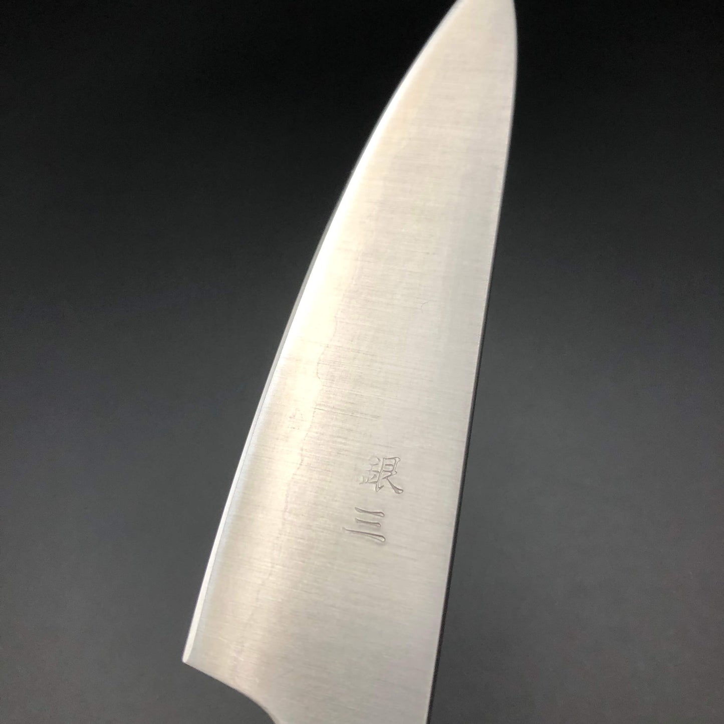 Stainless‐clad Petty 80㎜ Silver 3 Steel Walnut Wood Handle