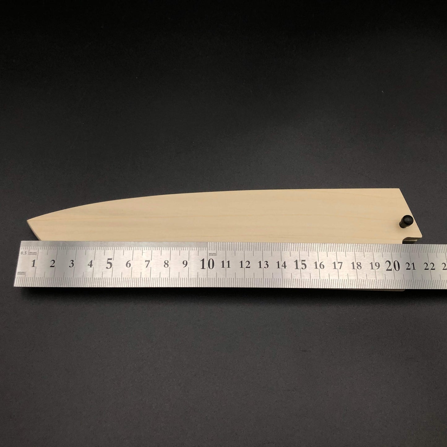 Stainless Santoku 165/170/180mm knife sheath Saya Hackberry