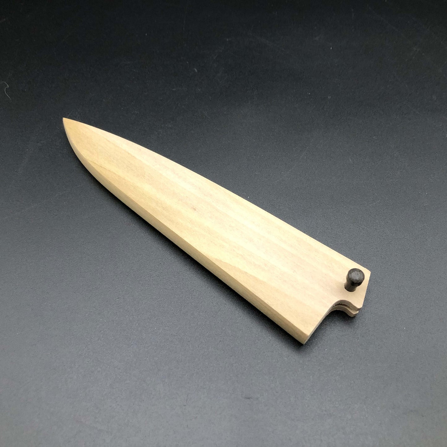 Stainless Petty knife 120mm sheath Saya Hackberry