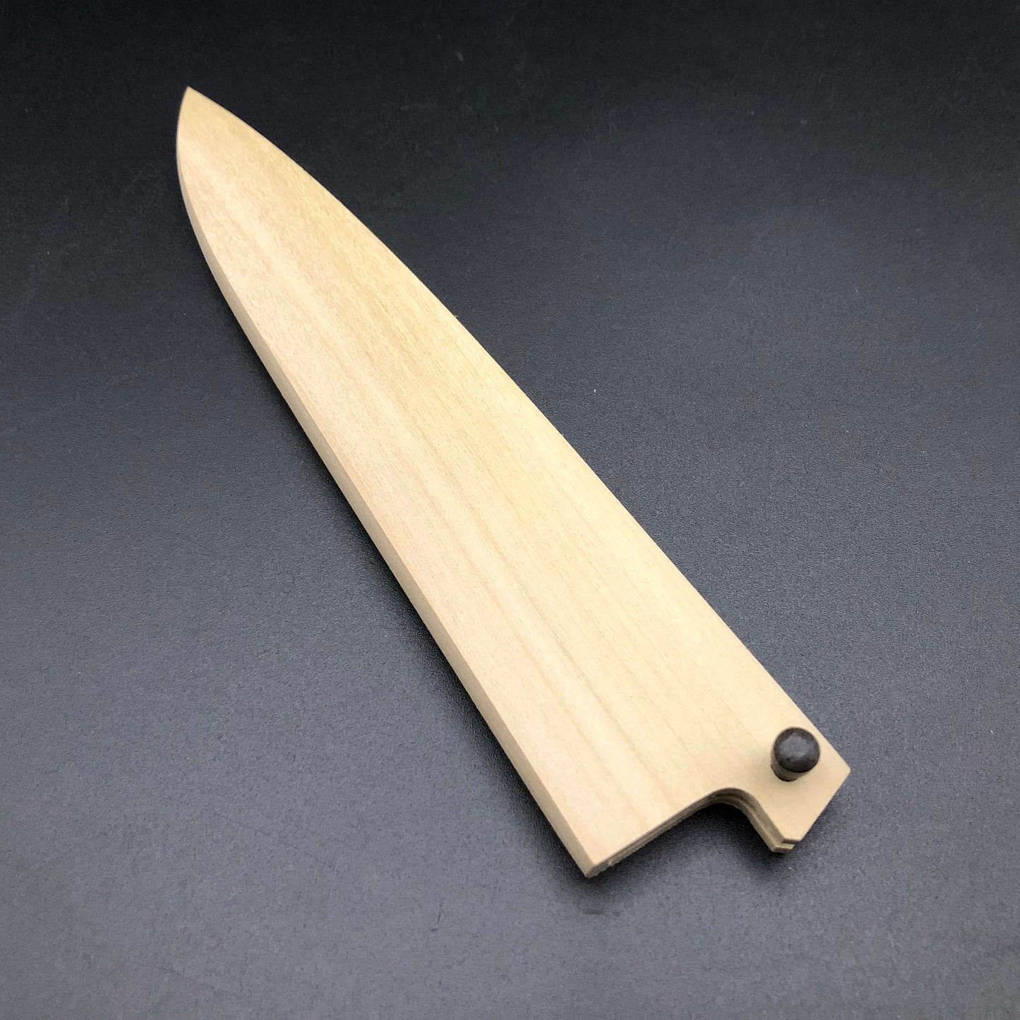 Stainless Petty knife 135mm sheath Saya Hackberry