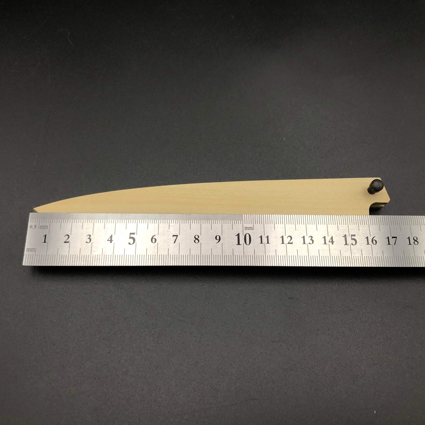 Stainless Petty knife 135mm sheath Saya Hackberry