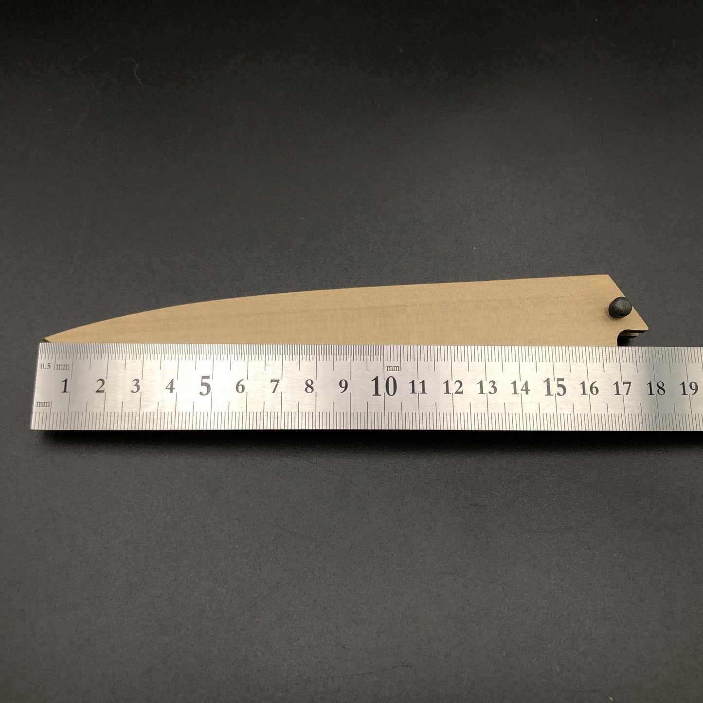 Stainless Petty knife 150mm sheath Saya Hackberry