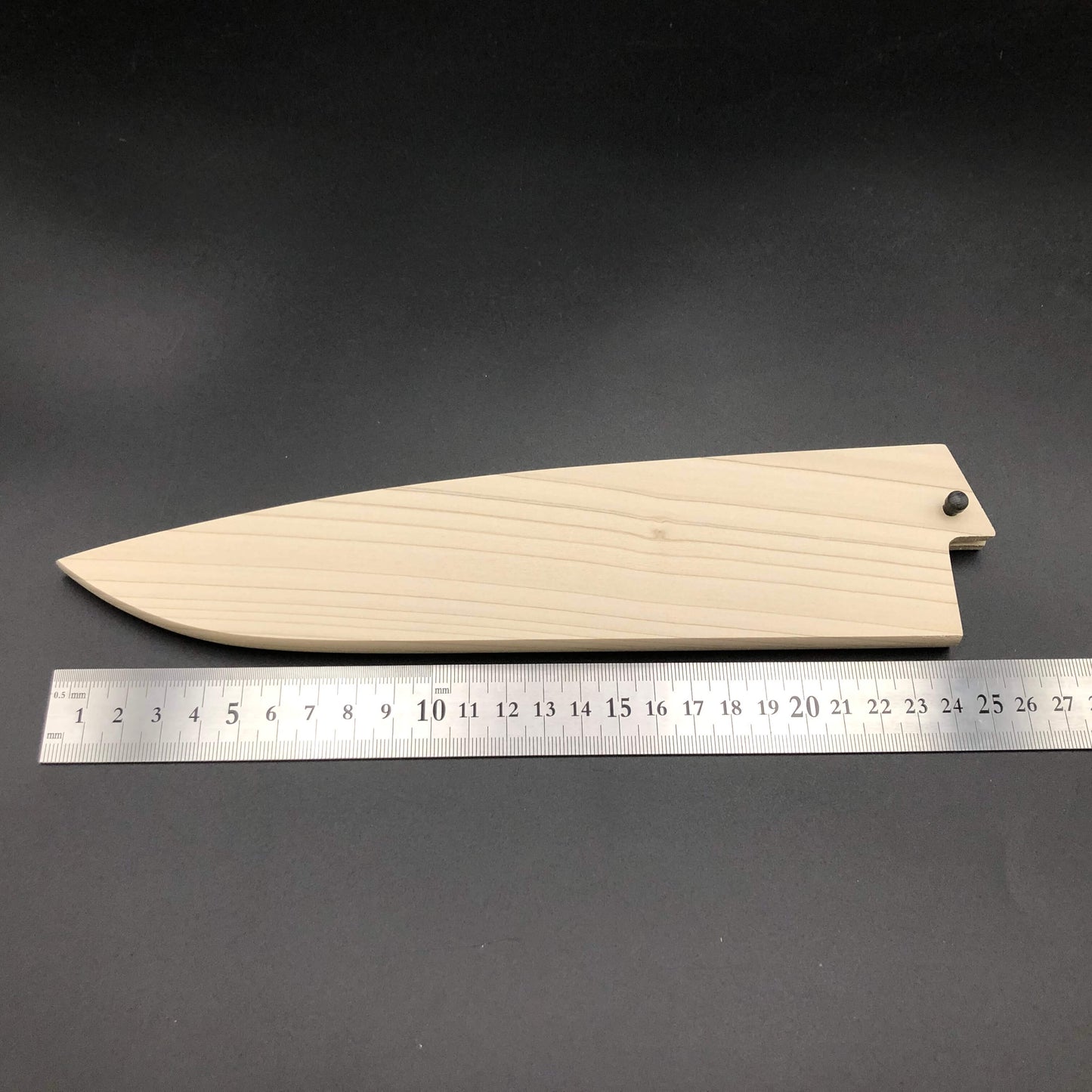 Stainless Gyuto knife 210mm sheath Saya Hackberry