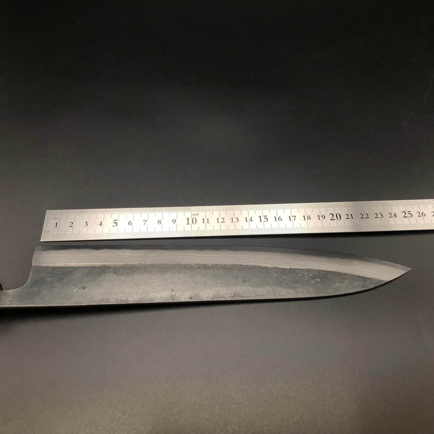 Kurouchi Carbon Gyuto 240㎜ Damascus Octagonal angle walnut