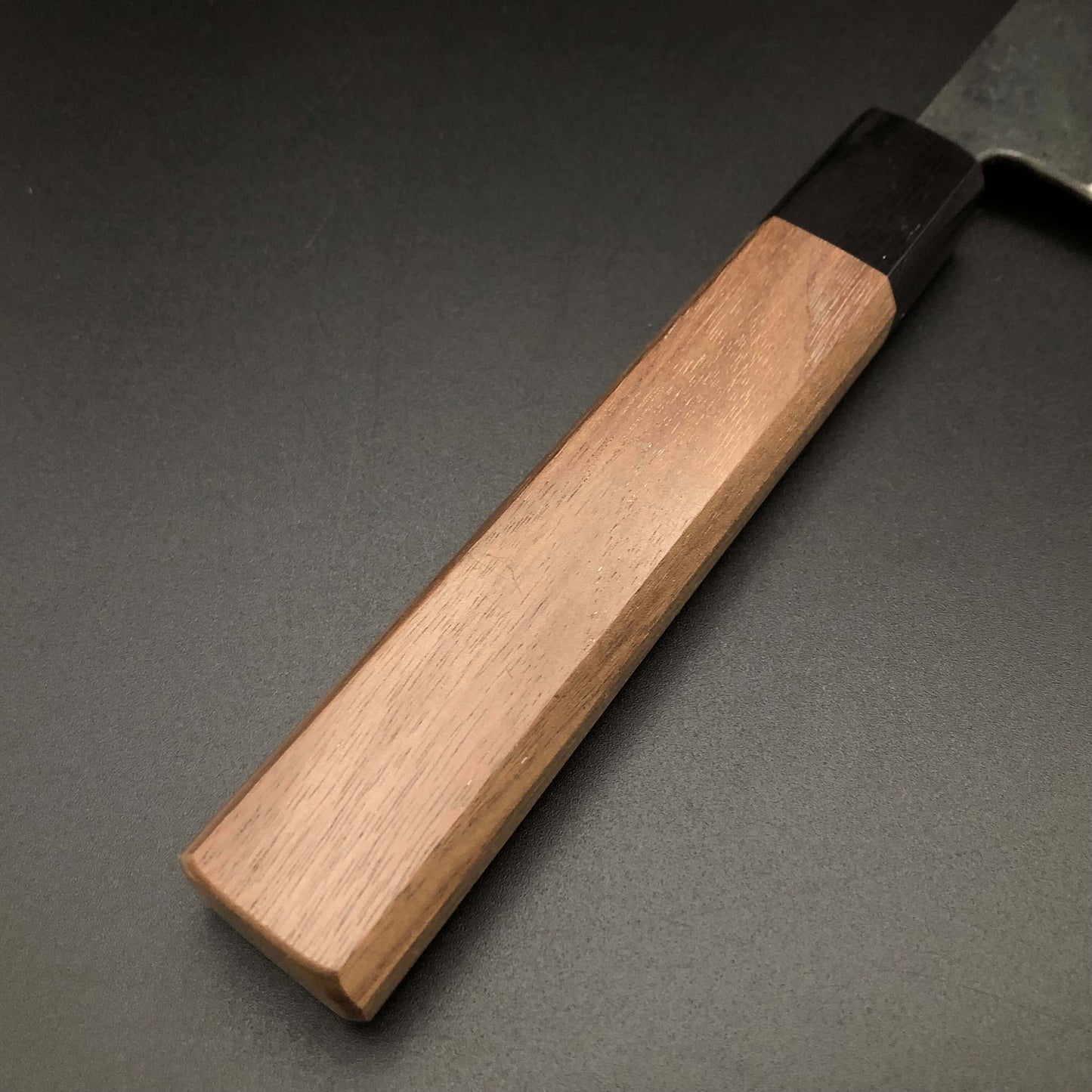 Kurouchi Carbon Gyuto 270㎜ Damascus Octagonal angle walnut
