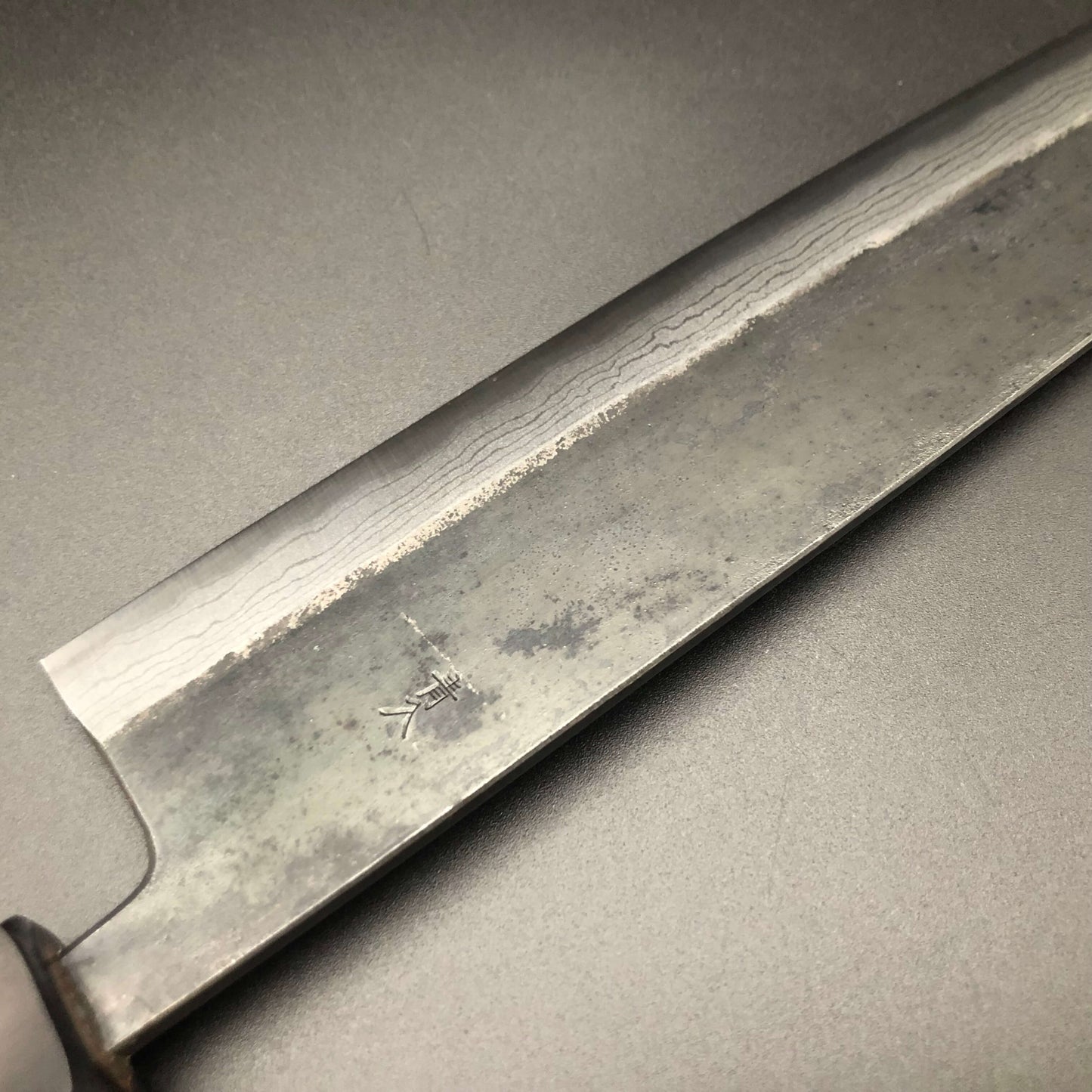 Kurouchi Carbon Gyuto 270㎜ Damascus Octagonal angle walnut