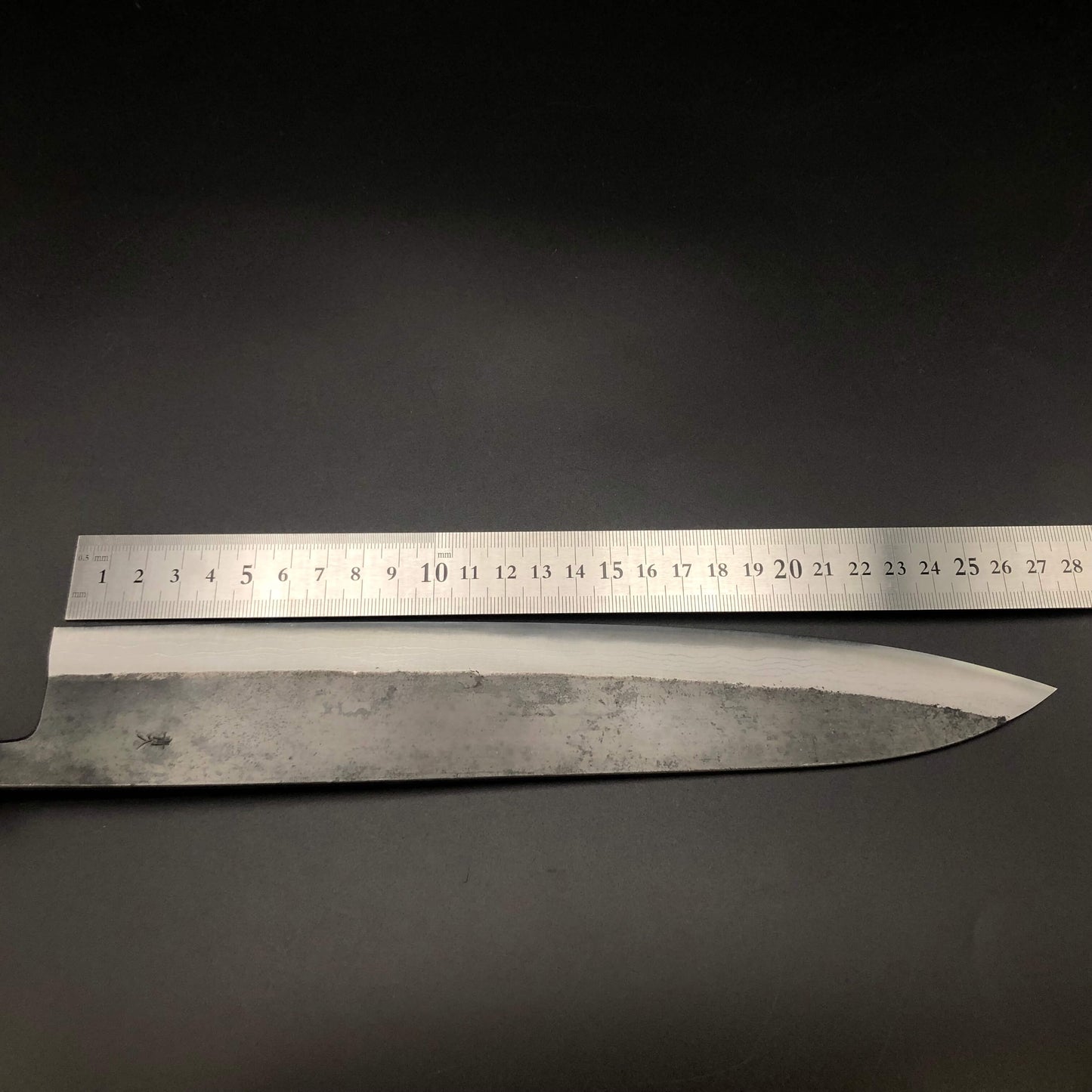 Kurouchi Carbon Gyuto 270㎜ Damascus Octagonal angle walnut