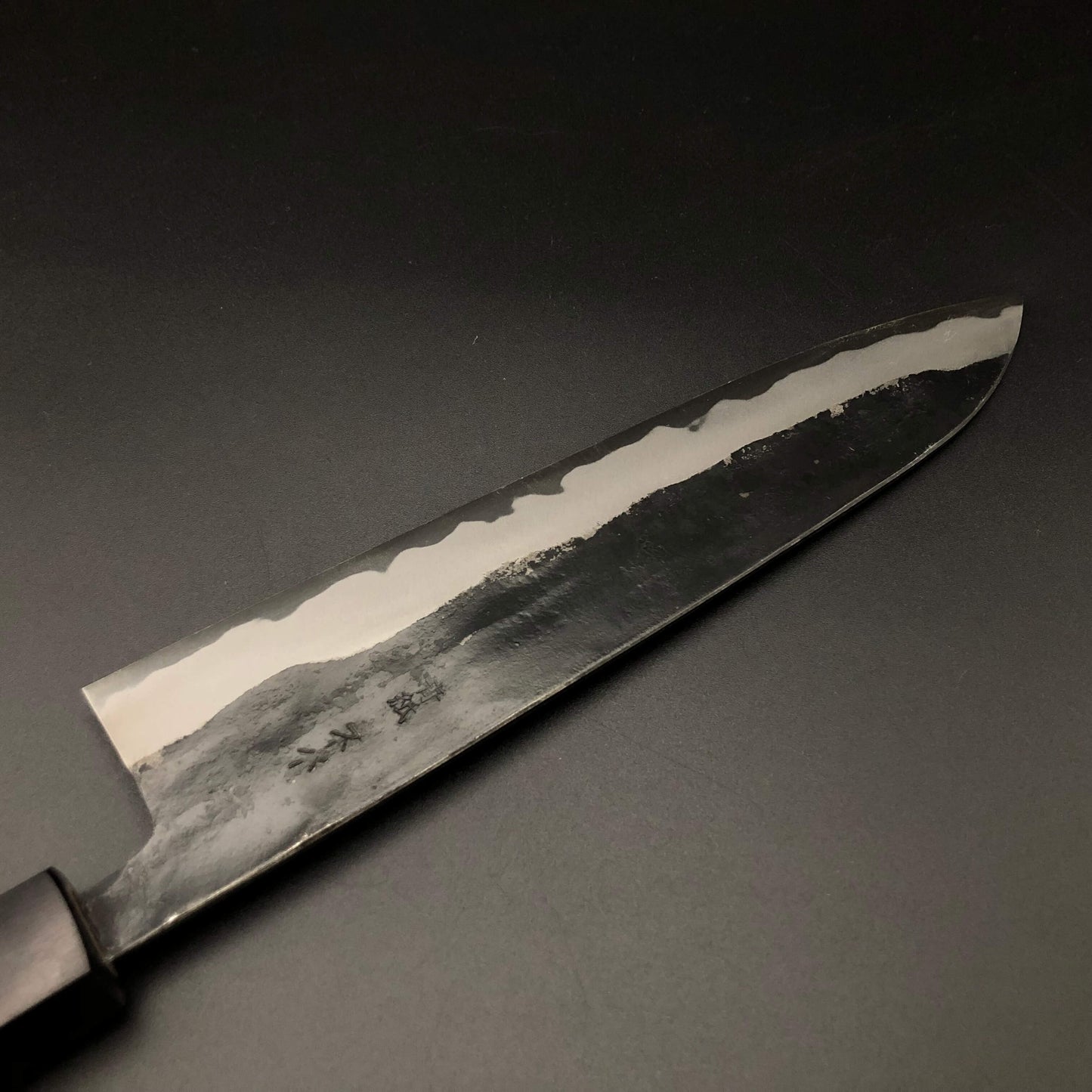 Kurouchi Carbon Gyuto 210㎜ Octagonal angle walnut