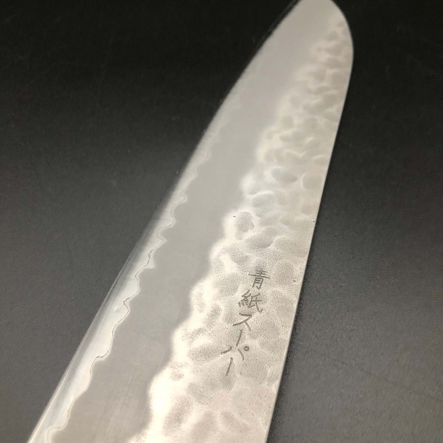 Stainless‐clad santoku 180㎜ Carbon Steel Tawny Yo Handle