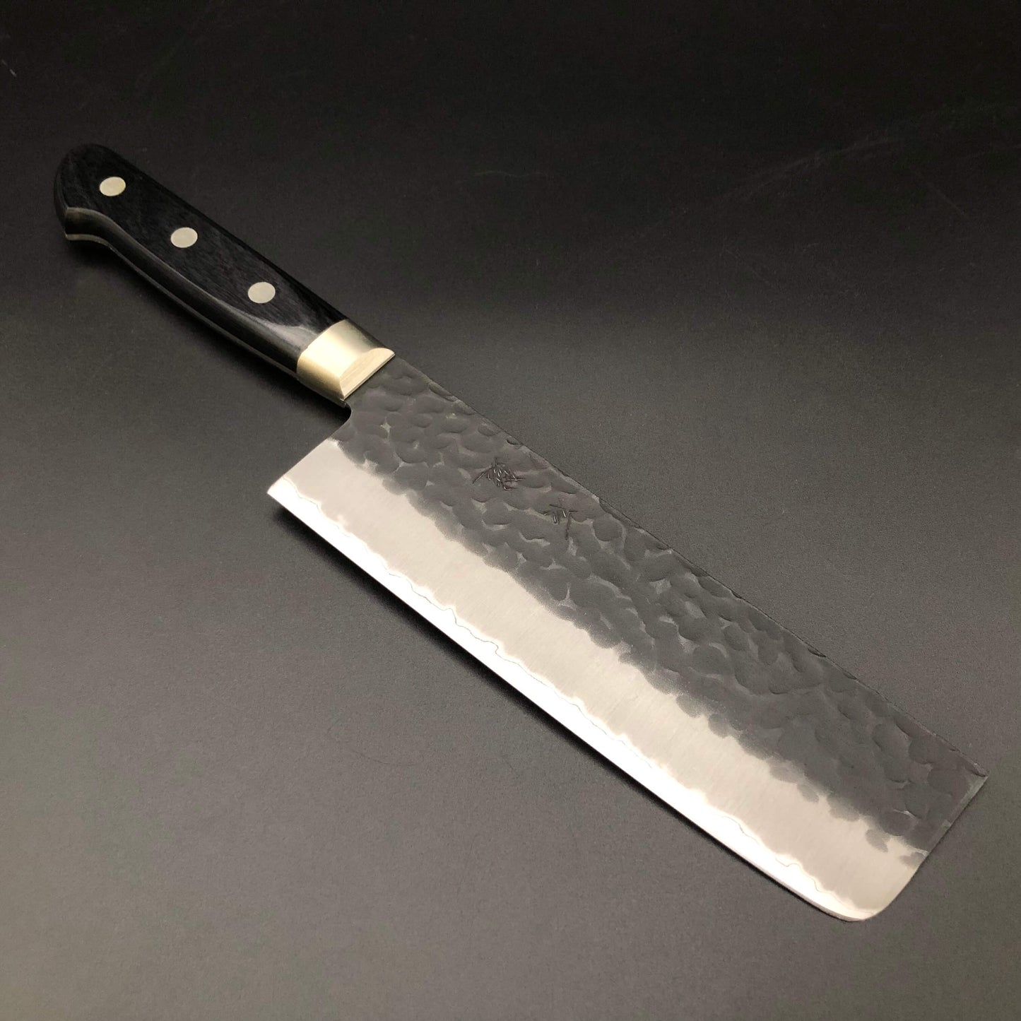 Stainless‐clad Nakiri 165㎜ Carbon Steel Yo Handle
