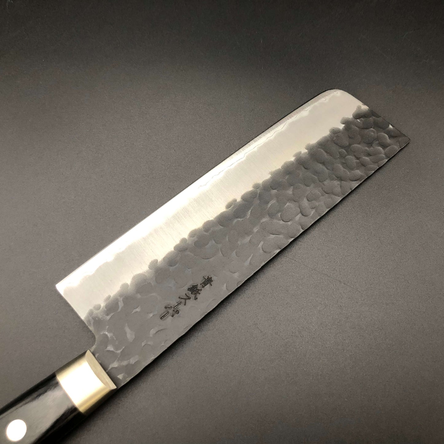 Stainless‐clad Nakiri 165㎜ Carbon Steel Yo Handle