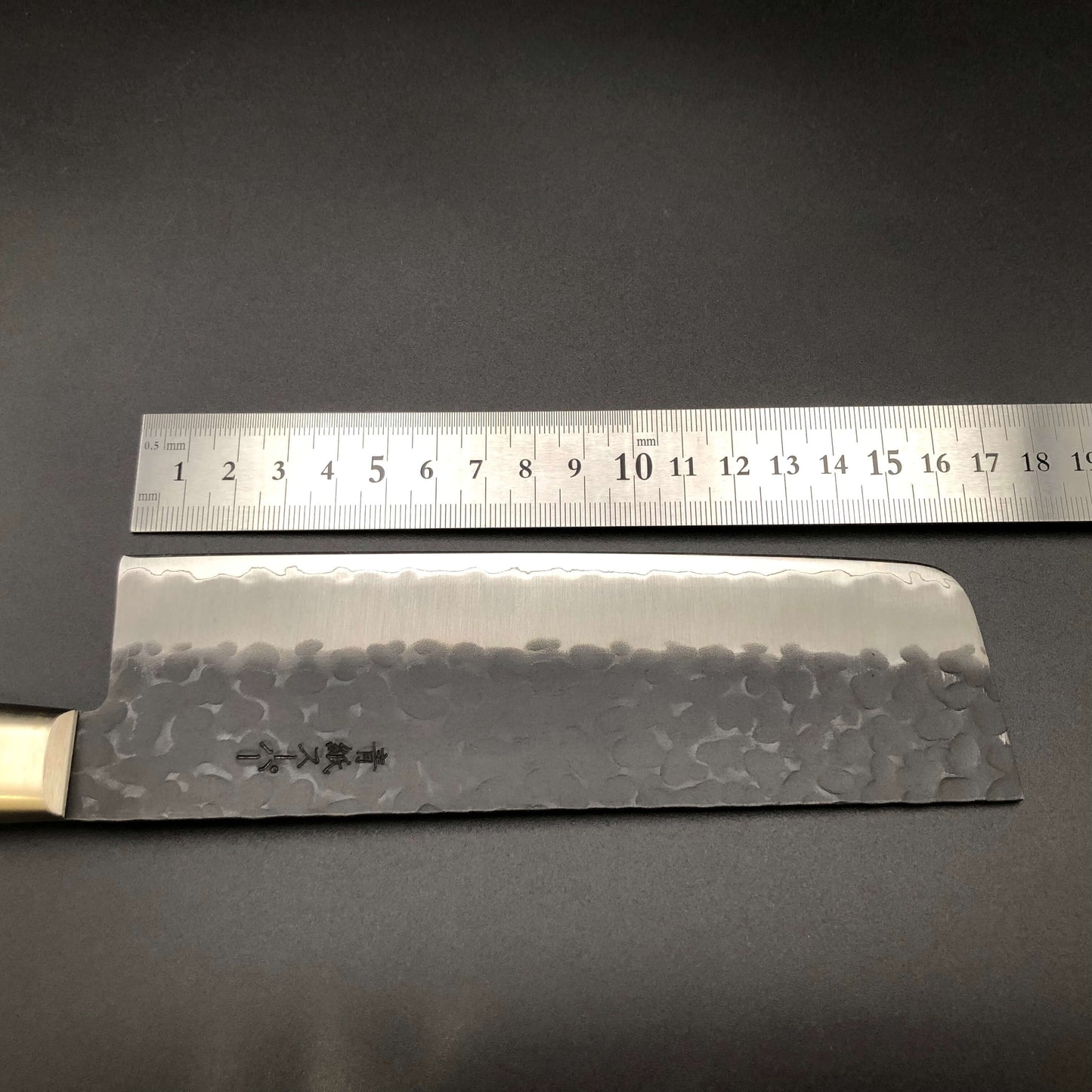 Stainless‐clad Nakiri 165㎜ Carbon Steel Yo Handle