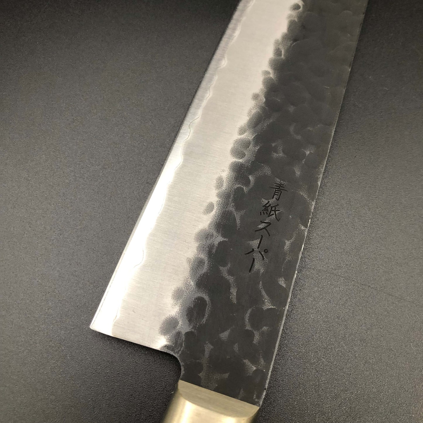 Stainless‐clad Kiritsuke 210㎜ Carbon Steel Yo Handle
