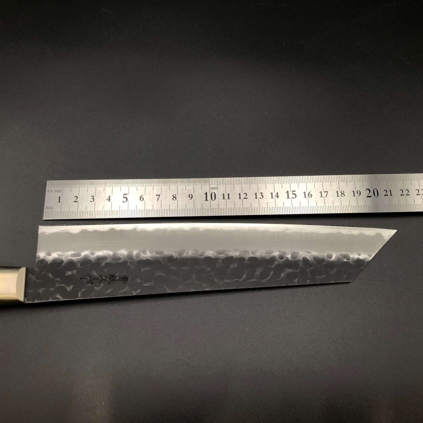 Stainless‐clad Kiritsuke 210㎜ Carbon Steel Yo Handle