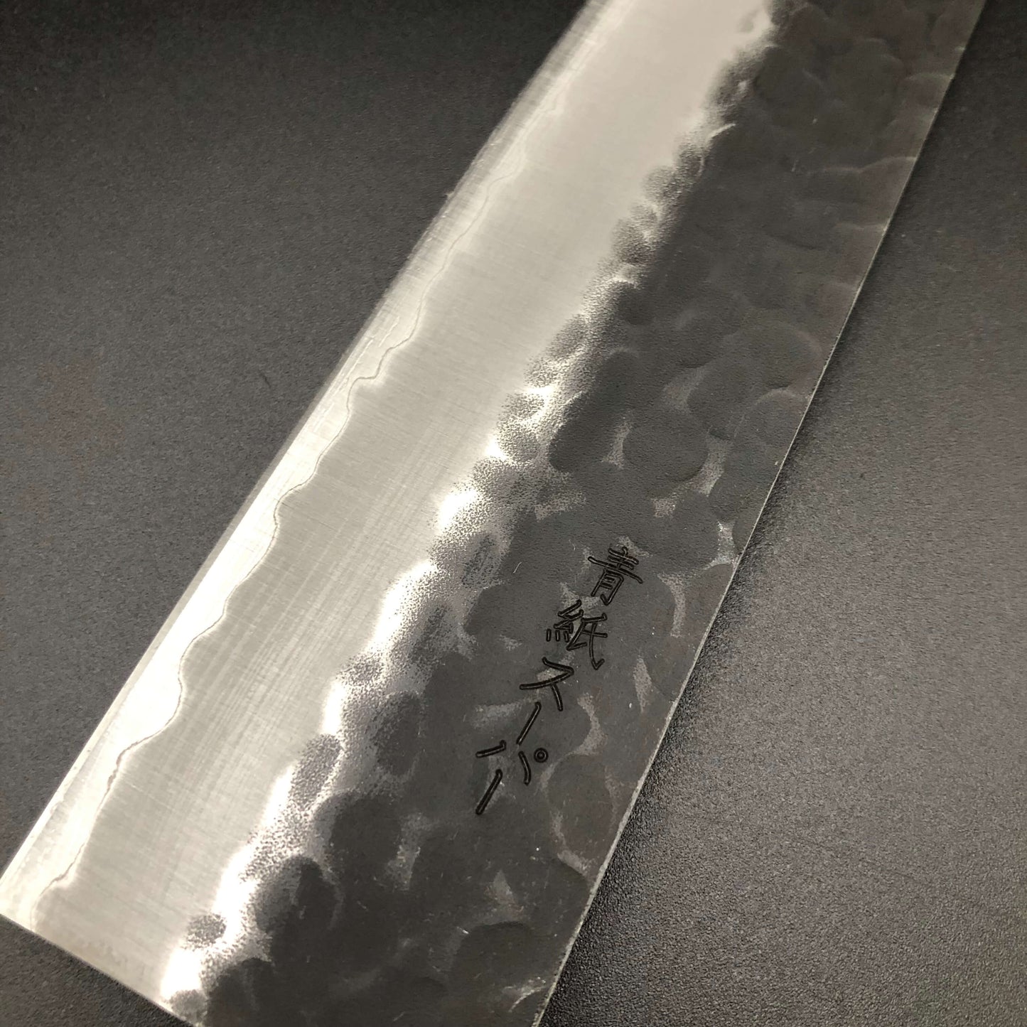 Stainless‐clad Kiritsuke 210㎜ Carbon Steel Yo Handle