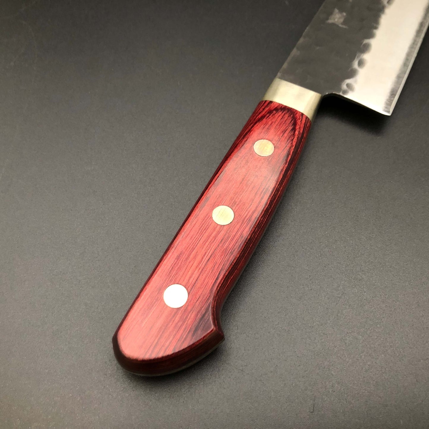 Stainless‐clad Kiritsuke 210㎜ Carbon Steel Yo Handle