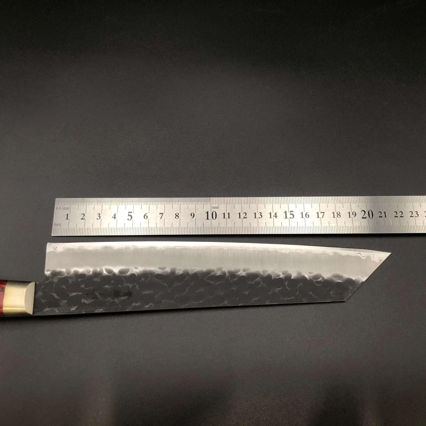Stainless‐clad Kiritsuke 210㎜ Carbon Steel Yo Handle