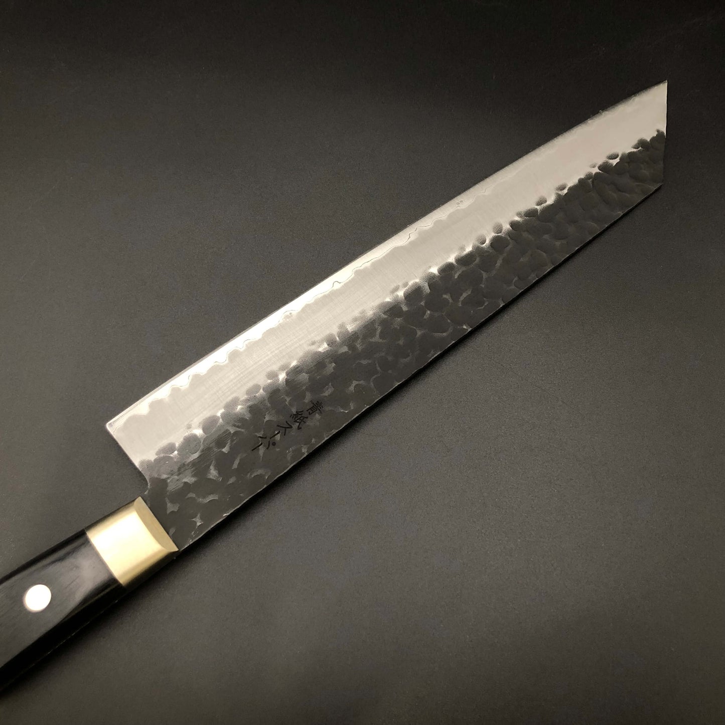 Stainless‐clad Kiritsuke 240㎜ Carbon Steel Yo Handle