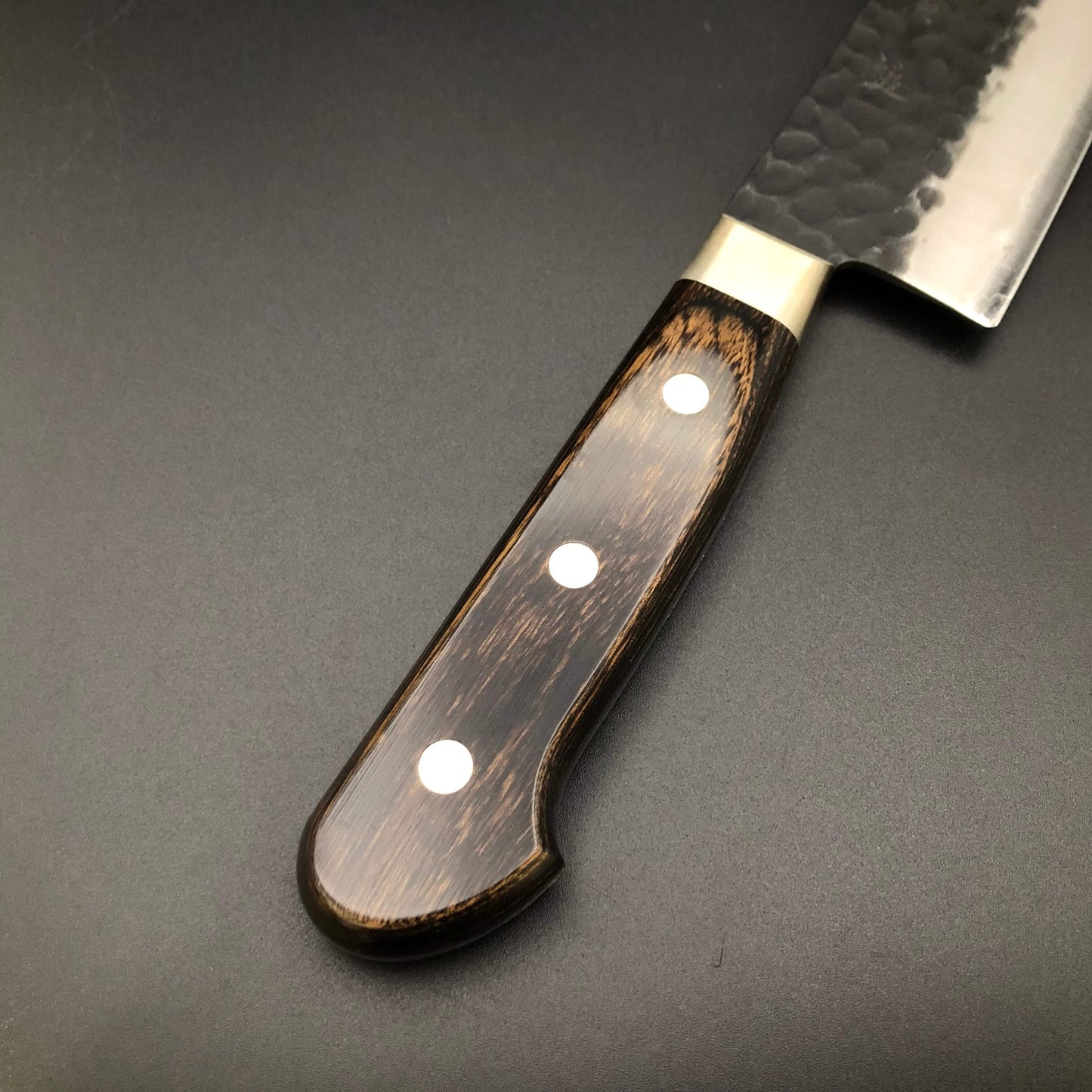 Stainless‐clad Kiritsuke 240㎜ Carbon Steel Yo Handle