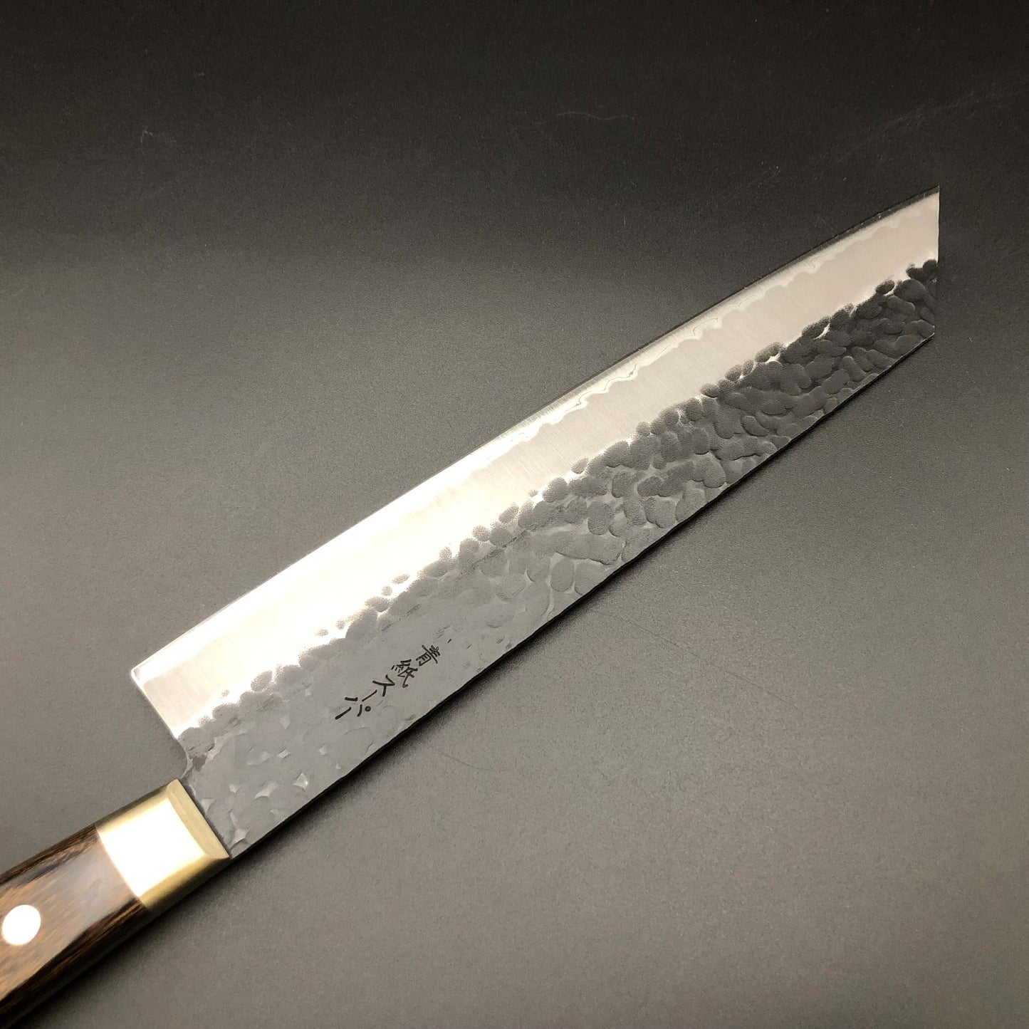 Stainless‐clad Kiritsuke 240㎜ Carbon Steel Yo Handle