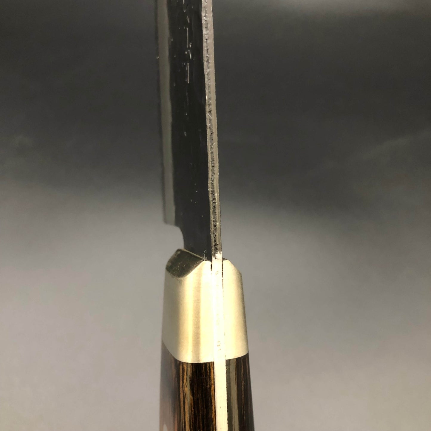 Stainless‐clad Kiritsuke 240㎜ Carbon Steel Yo Handle