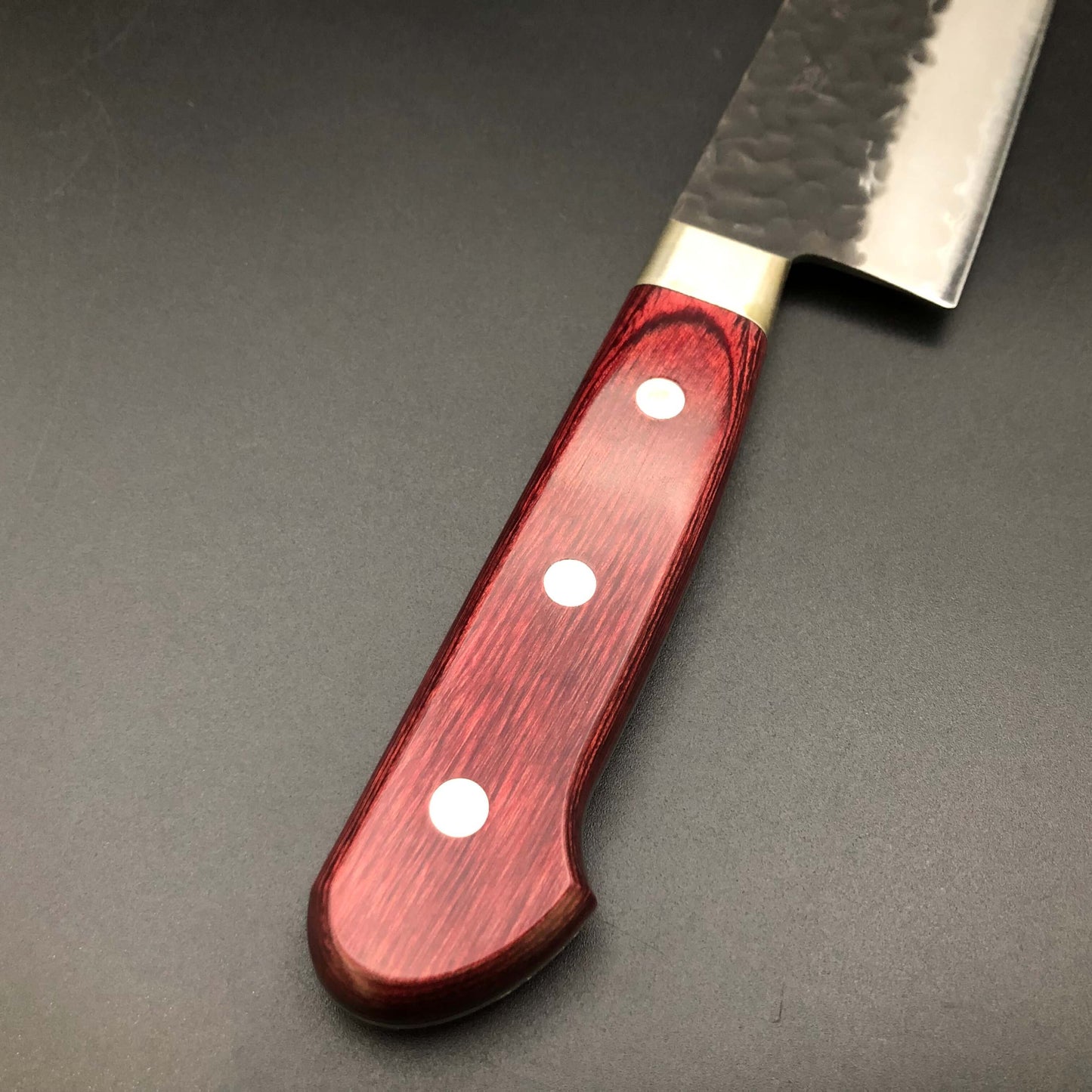 Stainless‐clad Kiritsuke 240㎜ Carbon Steel Yo Handle