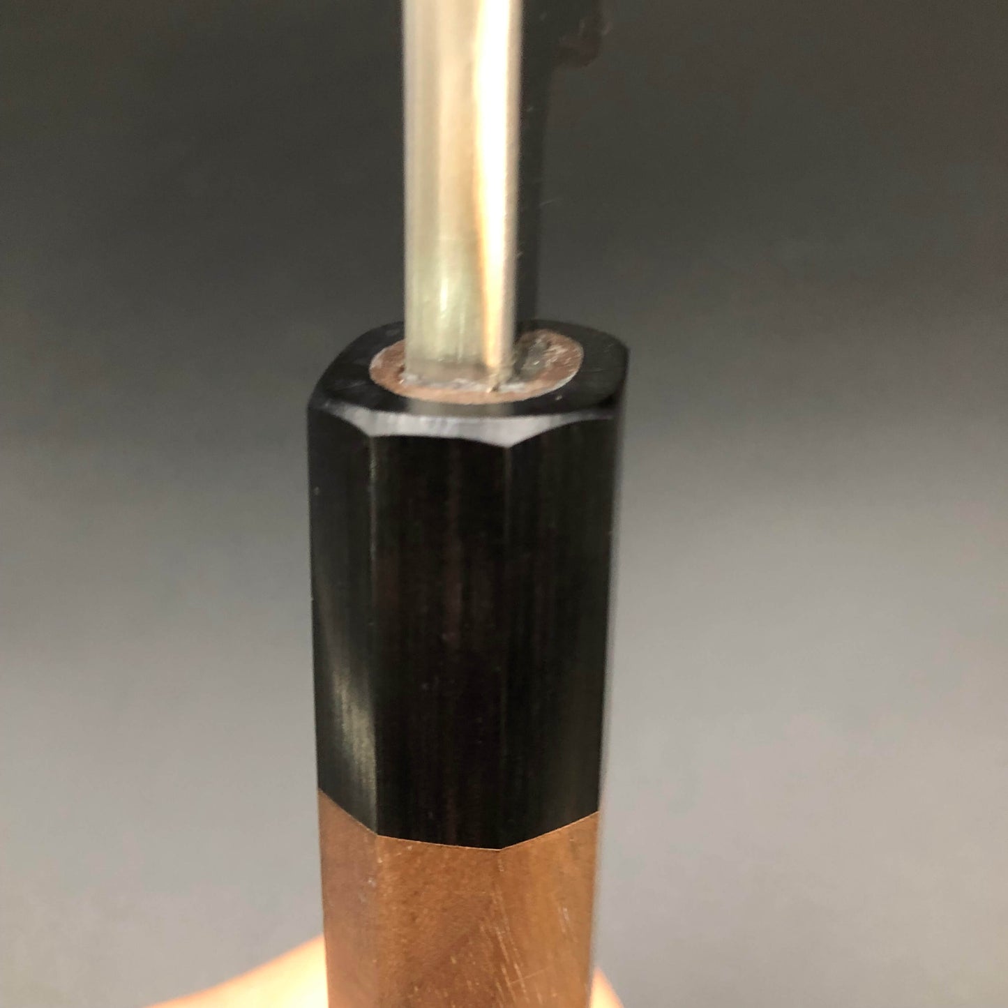 Migaki Carbon Deba 165㎜ Octagonal angle walnut