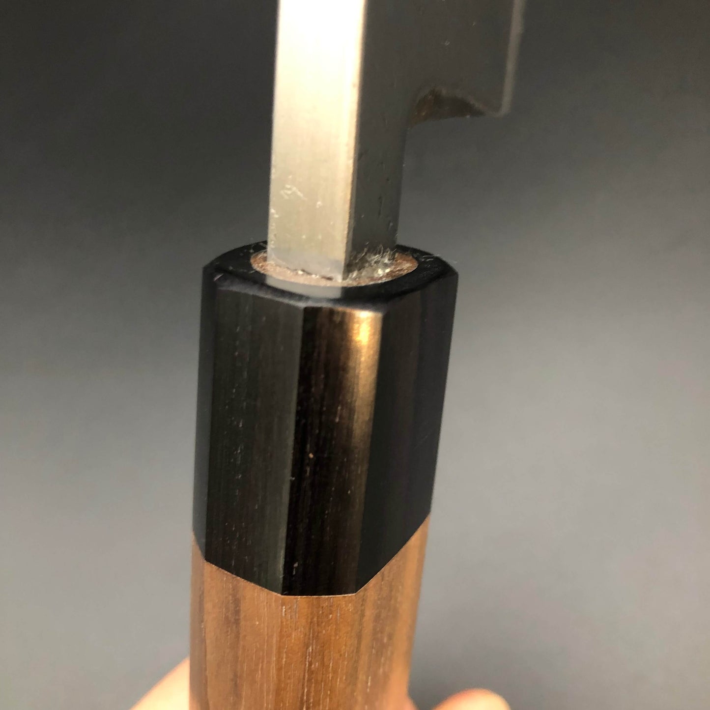 Carbon Deba 180㎜ Octagonal angle walnut