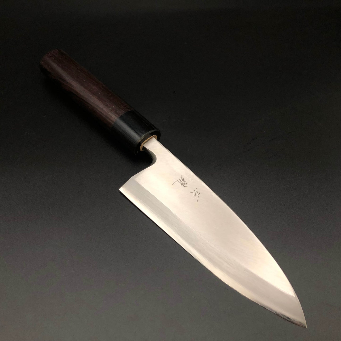 Stainless‐clad Deba 150㎜ Silver 3 Steel Rosewood Handle