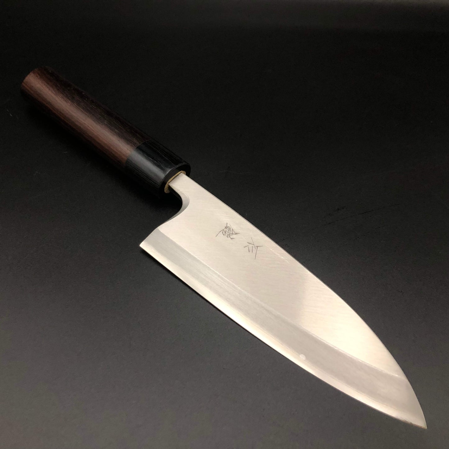 Stainless‐clad Deba 165㎜ Silver 3 Steel Rosewood Handle