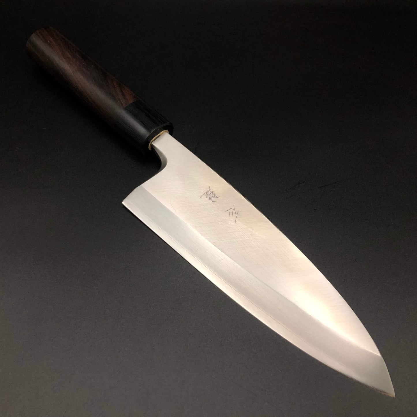 Stainless‐clad Deba 180㎜ Silver 3 Steel Rosewood Handle