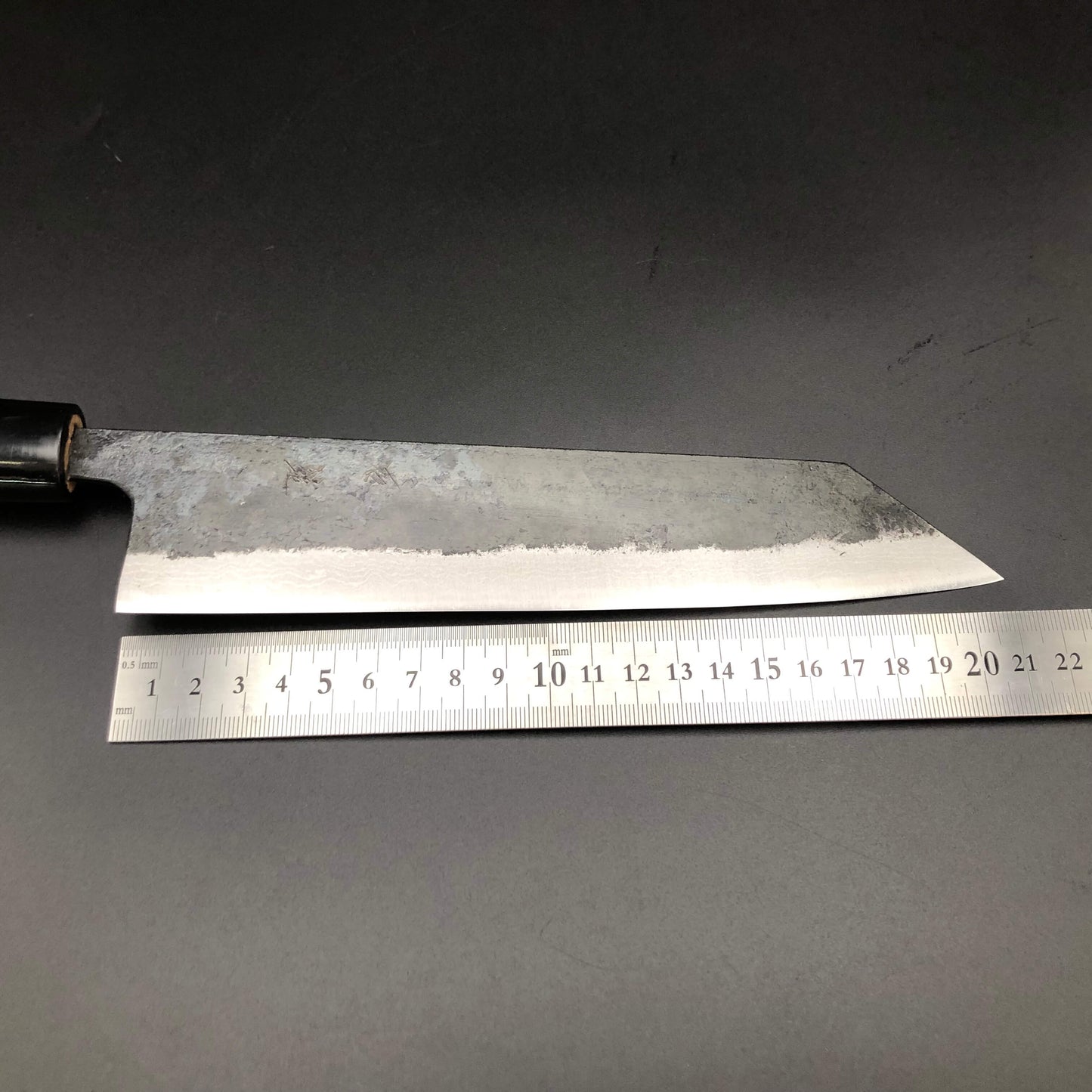 Kurouchi Kiritsuke 210㎜ Blue2 Carbon Hackberry Wood Handle